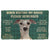 Noodever 3D Please Remember Whippet Dogs House Rules Doormat