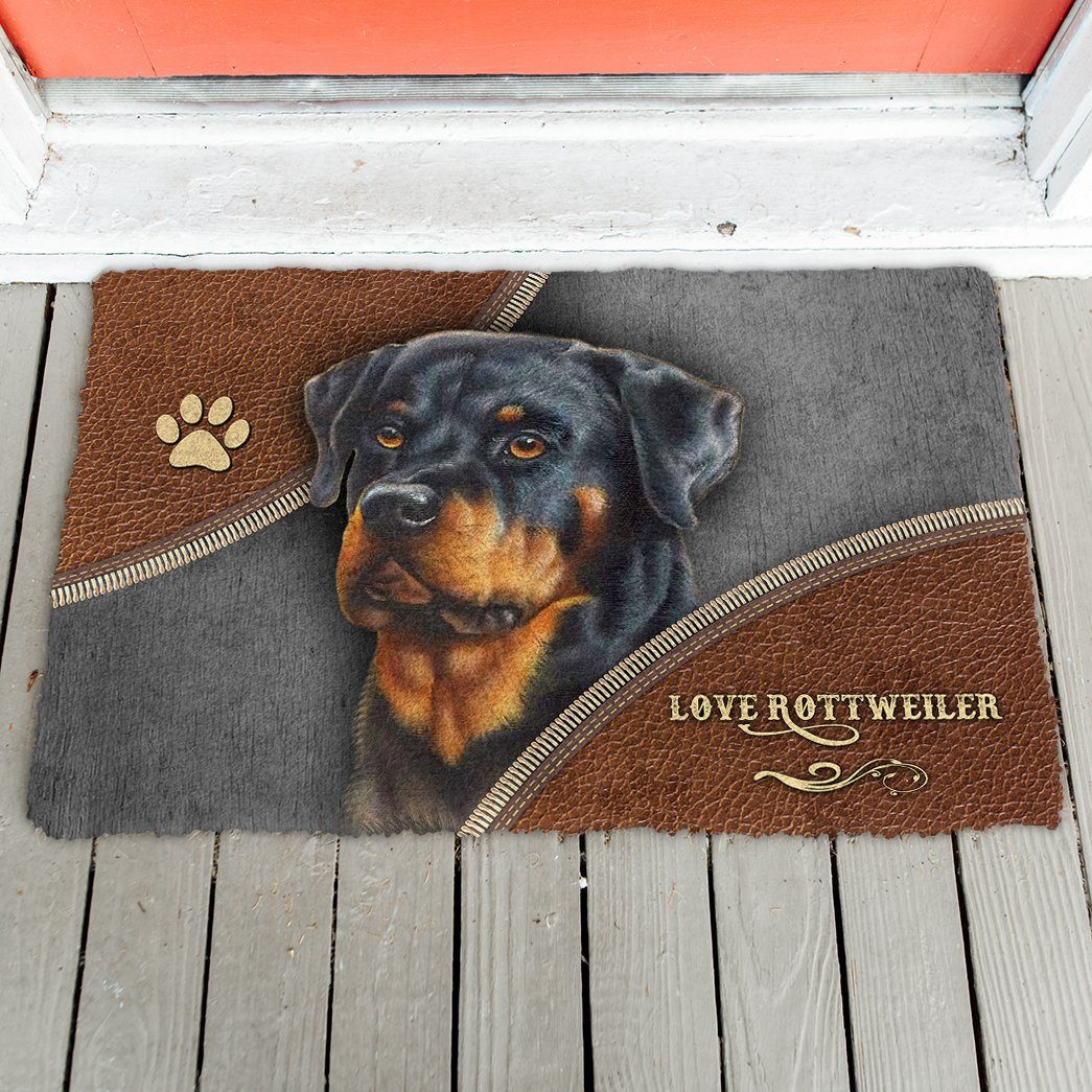 Noodever 3D Rottweiler Doormat