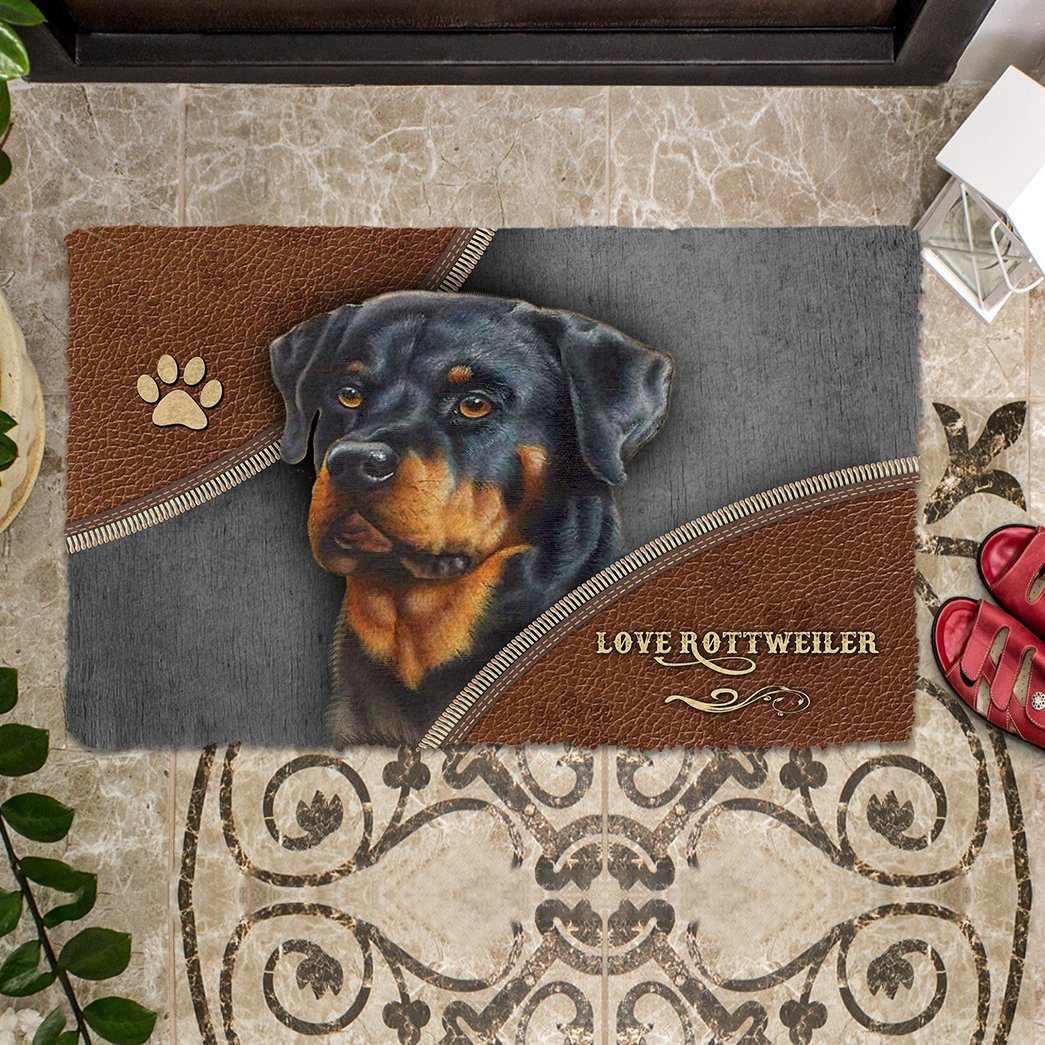 Noodever 3D Rottweiler Doormat