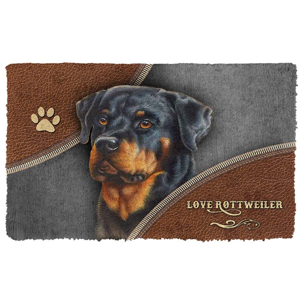 Noodever 3D Rottweiler Doormat