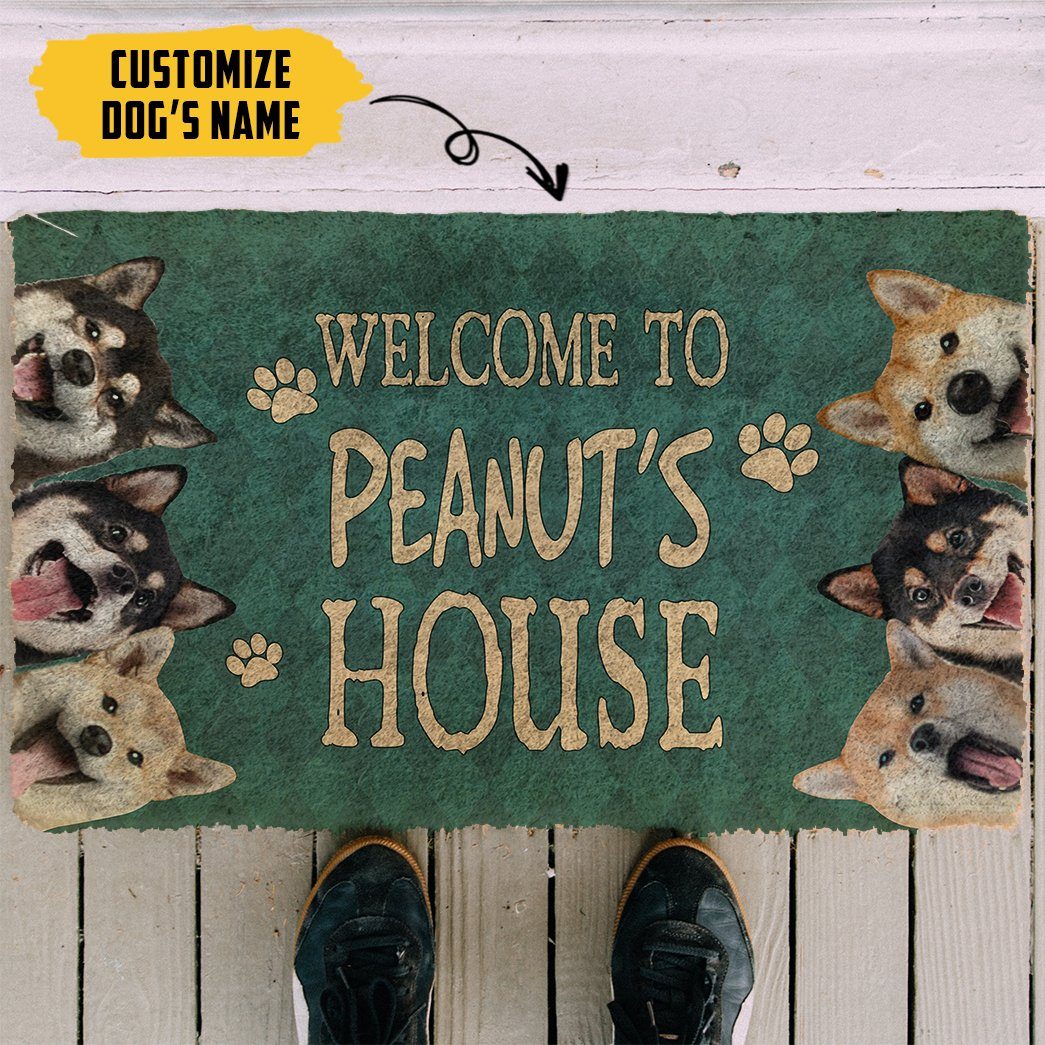 Noodever 3D Shiba Welcome You Doormat