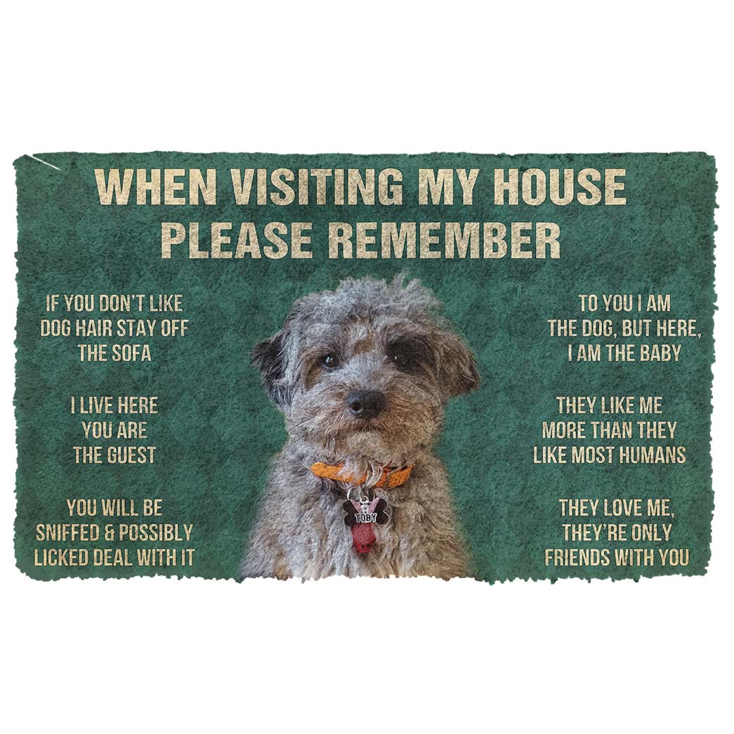 Noodever 3D Please Remember Dog Doormat