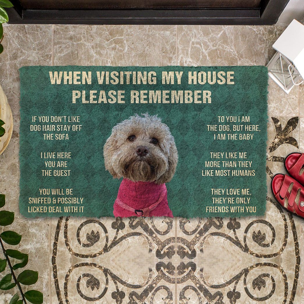 Noodever 3D Please Remember Dog Doormat