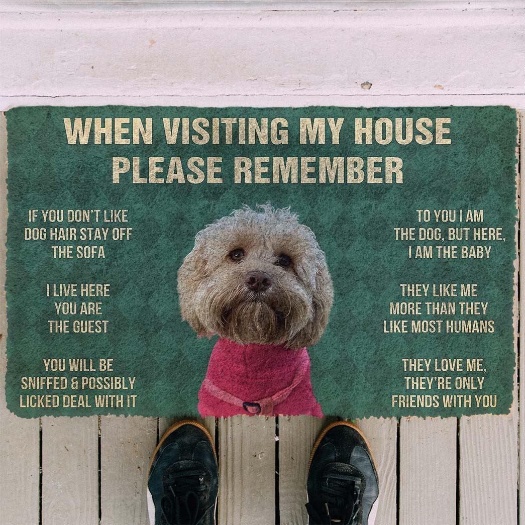 Noodever 3D Please Remember Dog Doormat