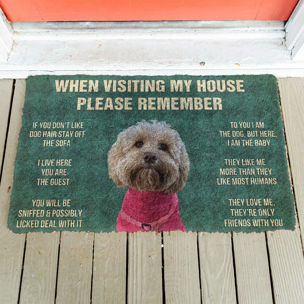 Noodever 3D Please Remember Dog Doormat