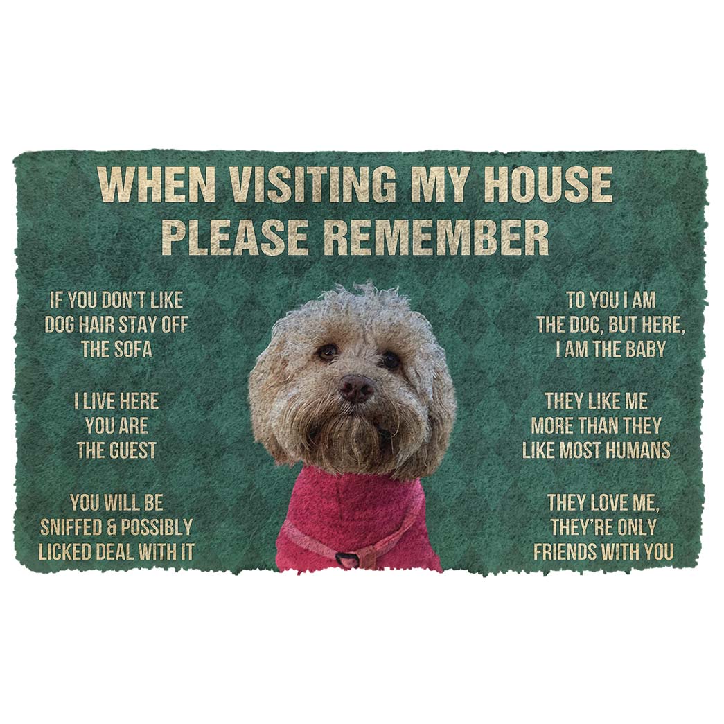 Noodever 3D Please Remember Dog Doormat