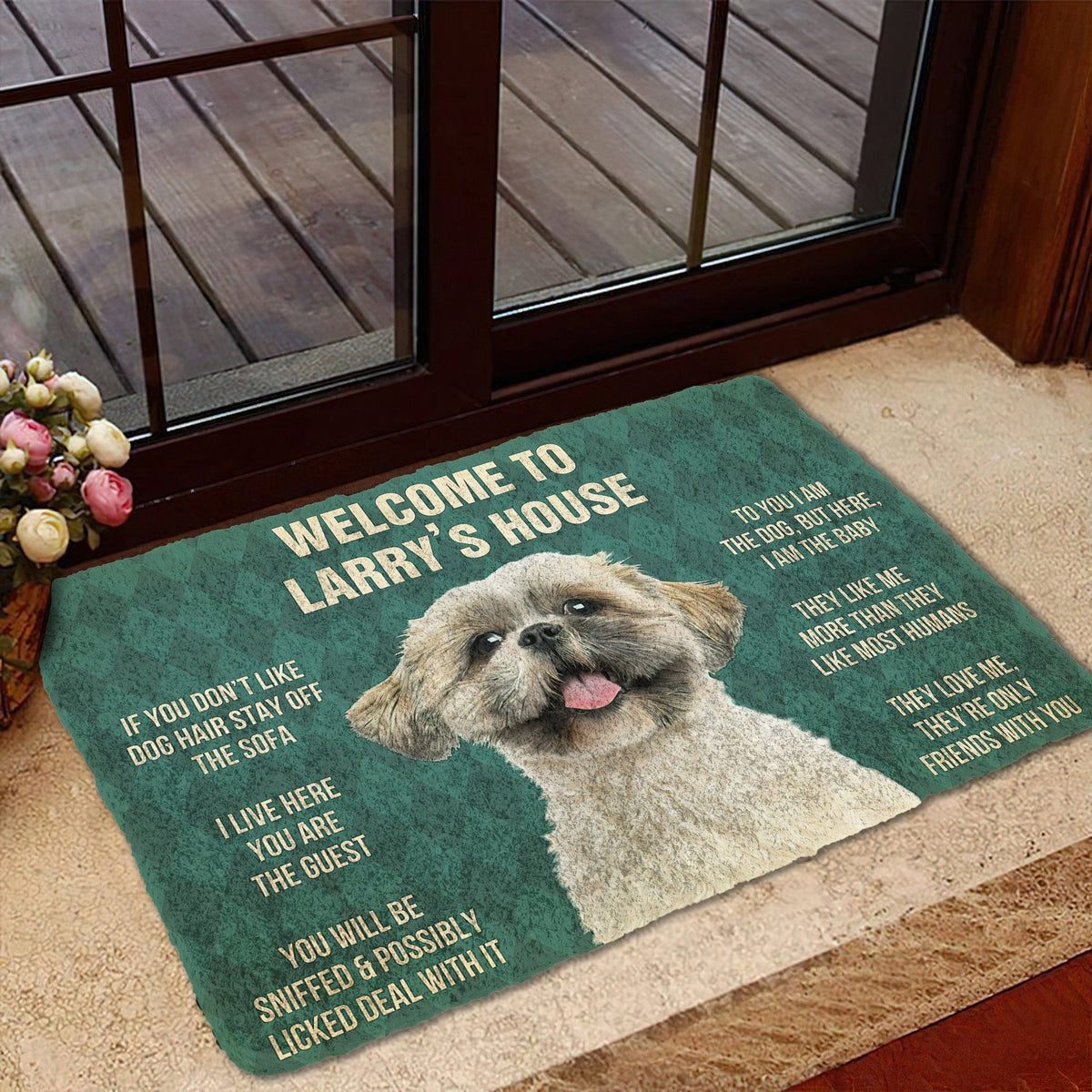 Noodever 3D Welcome to Doormat