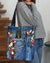 Groenendael-Cardinal & Cross Flower Cloth Tote Bag