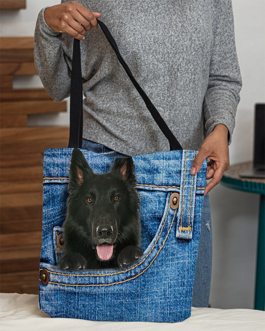 groenendael-in pocket-Cloth Tote Bag