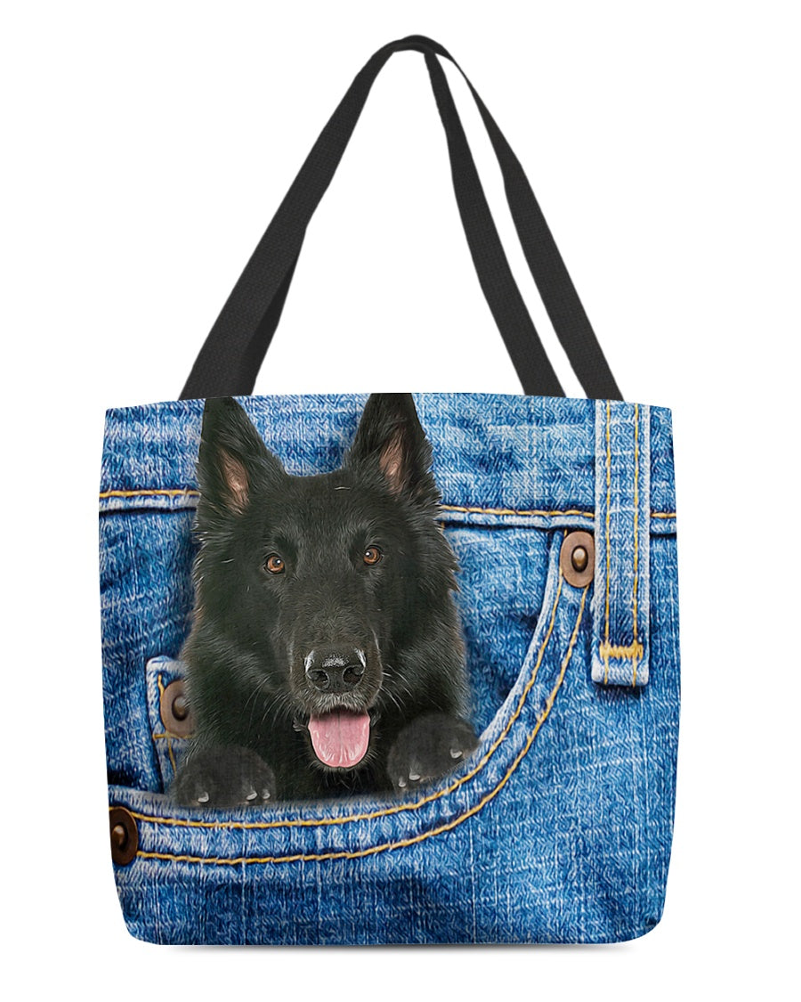 groenendael-in pocket-Cloth Tote Bag