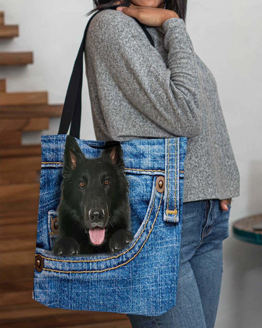 groenendael-in pocket-Cloth Tote Bag