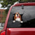 Basset Hound Crack Car Sticker, Toilet Sticker, Fridge Sticker 3