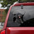 Poodle Crack Car Sticker, Toilet Sticker, Fridge Sticker 1