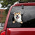 Akita Crack Car Sticker, Toilet Sticker, Fridge Sticker 12