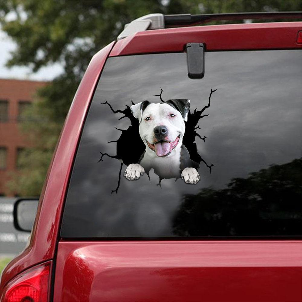 AMERICAN BULLDOG CRACK STICKER 2