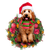 Labradoodle Christmas Ornament