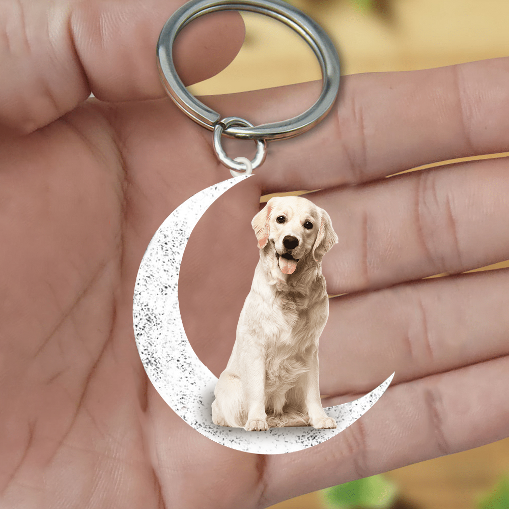Labrador_3-Sit On The Moon Keychain