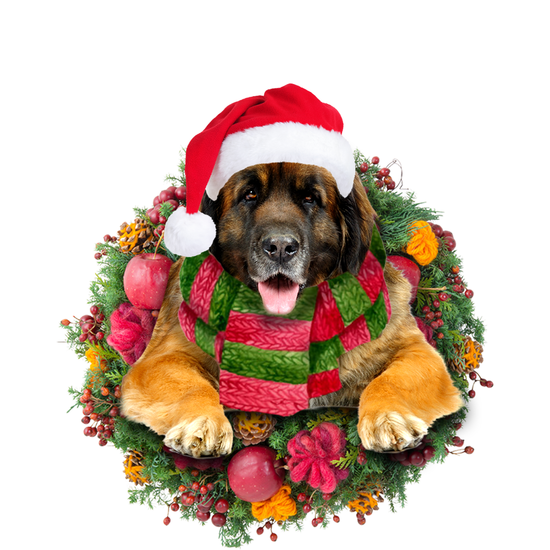 Leonberger Christmas Ornament