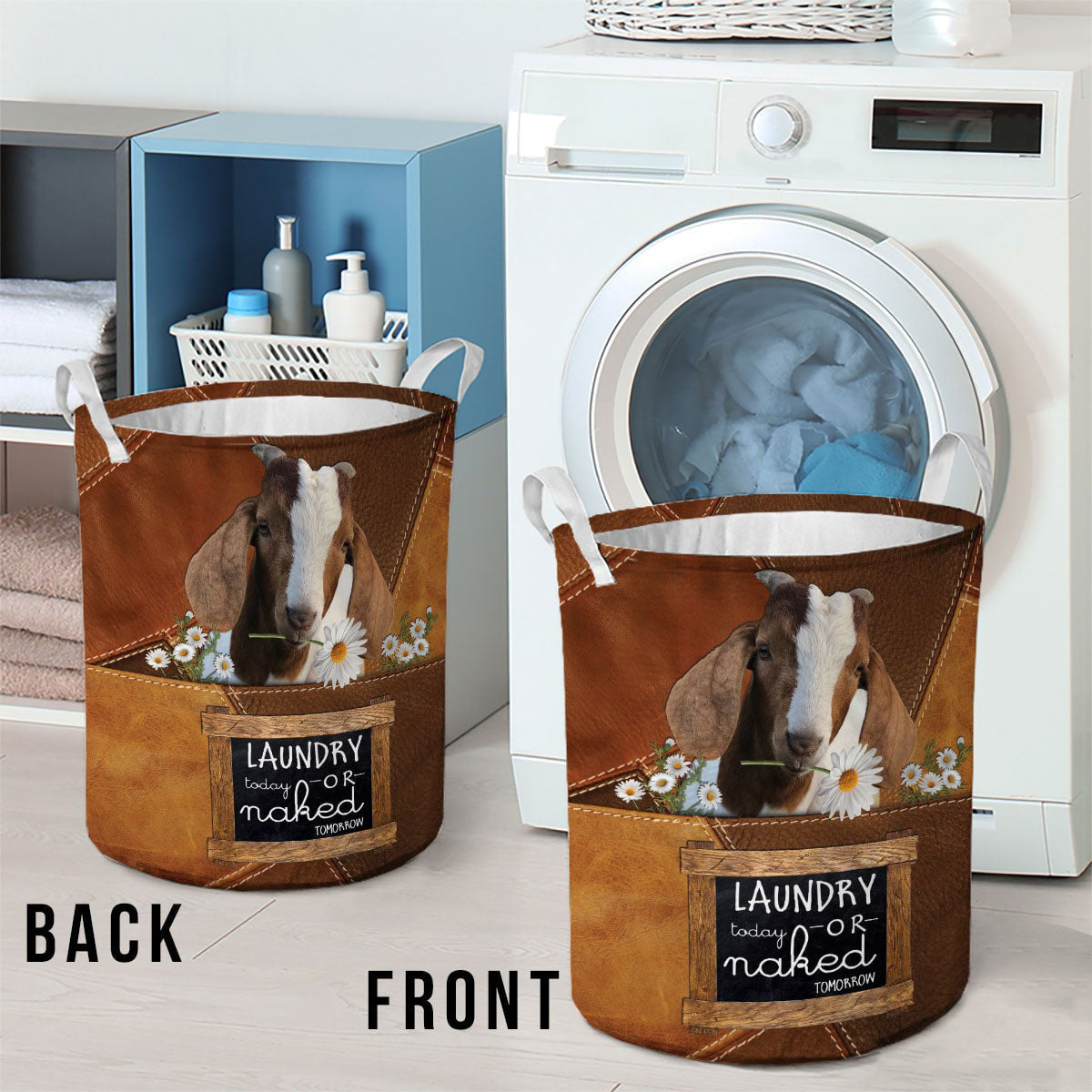 BOER-laundry today or naked tomorrow laundry basket