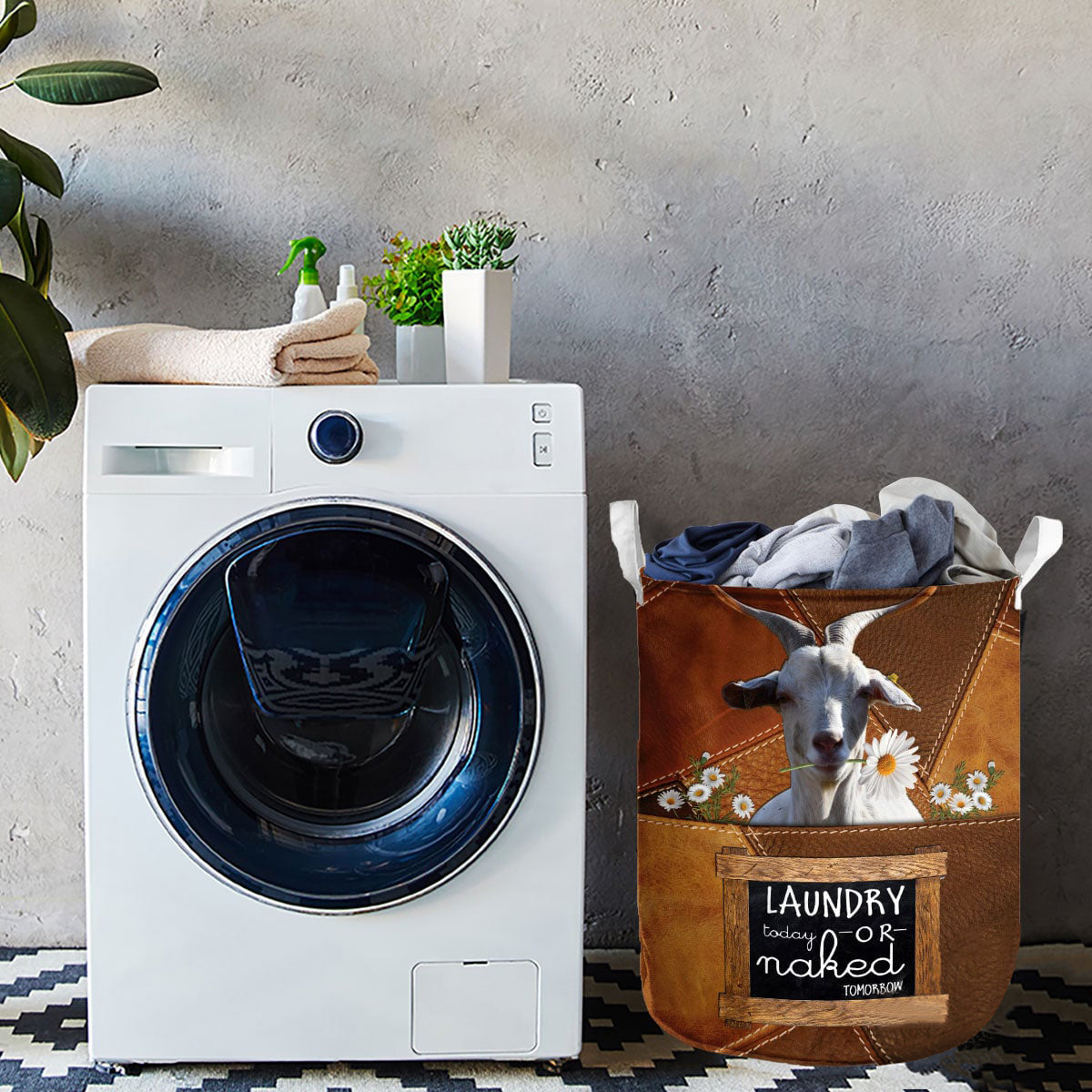 Kiko-laundry today or naked tomorrow laundry basket