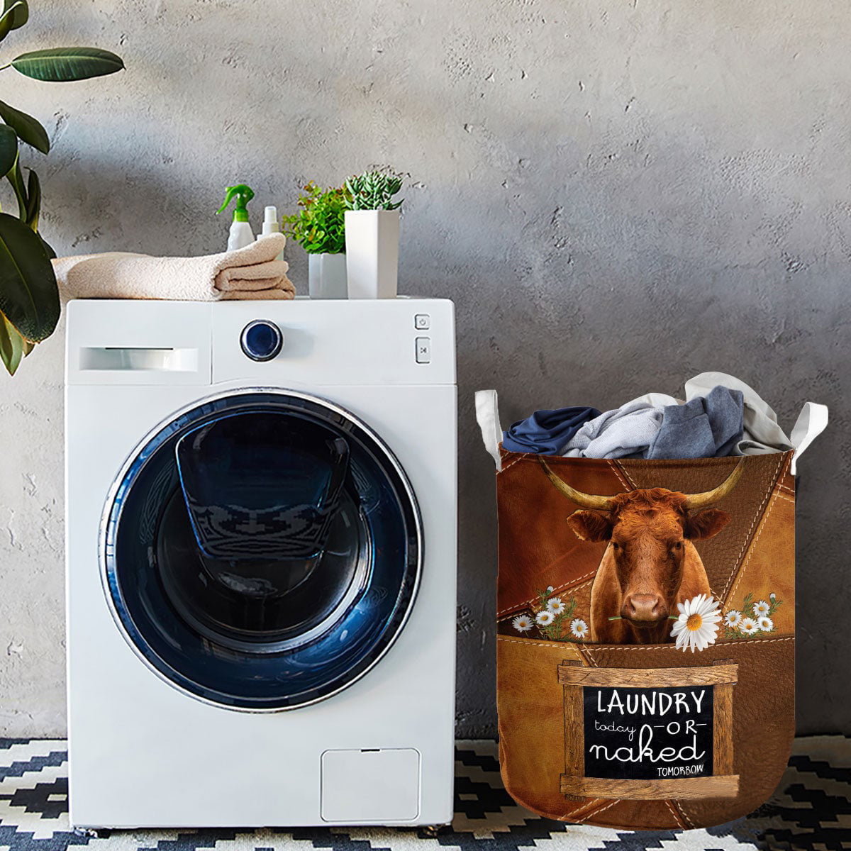 Salers-laundry today or naked tomorrow laundry basket
