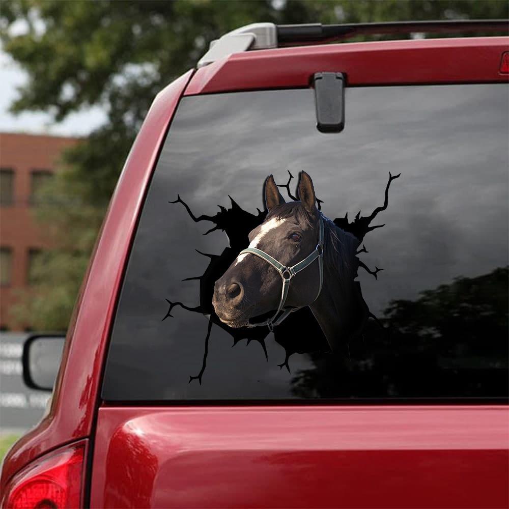 Horse Crack Car Sticker Cattle Lover (21)