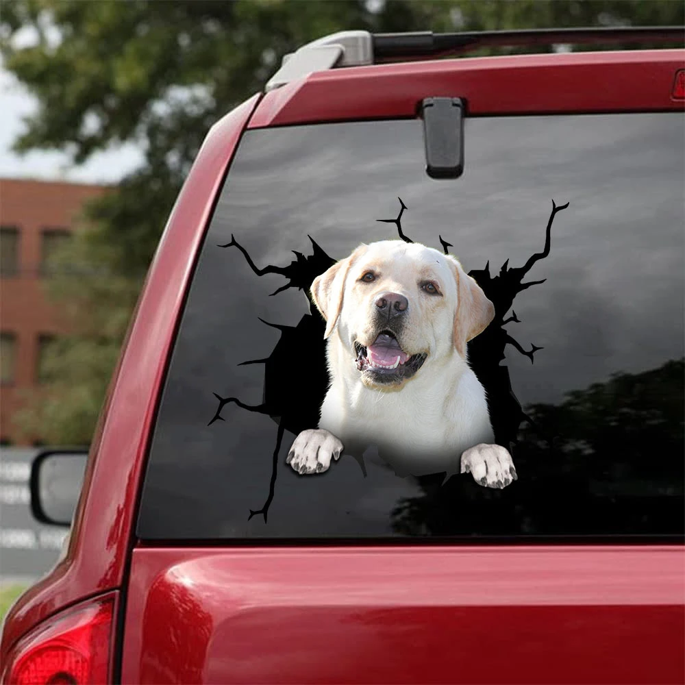 ESS06 Labrador Car Stickers