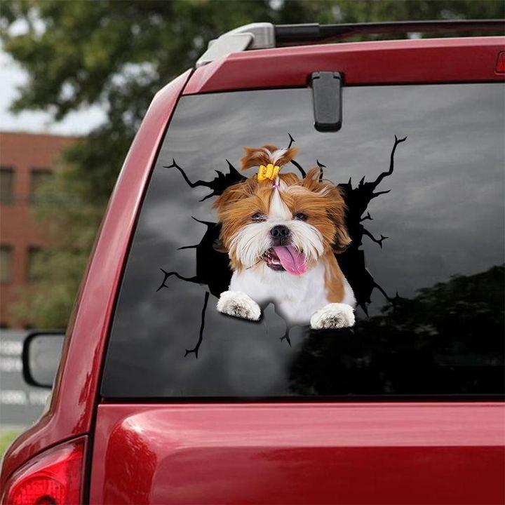 Shih Tzu Car Sticker 6
