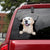 Golden Retriever Crack Car Sticker, Toilet Sticker, Fridge Sticker 28