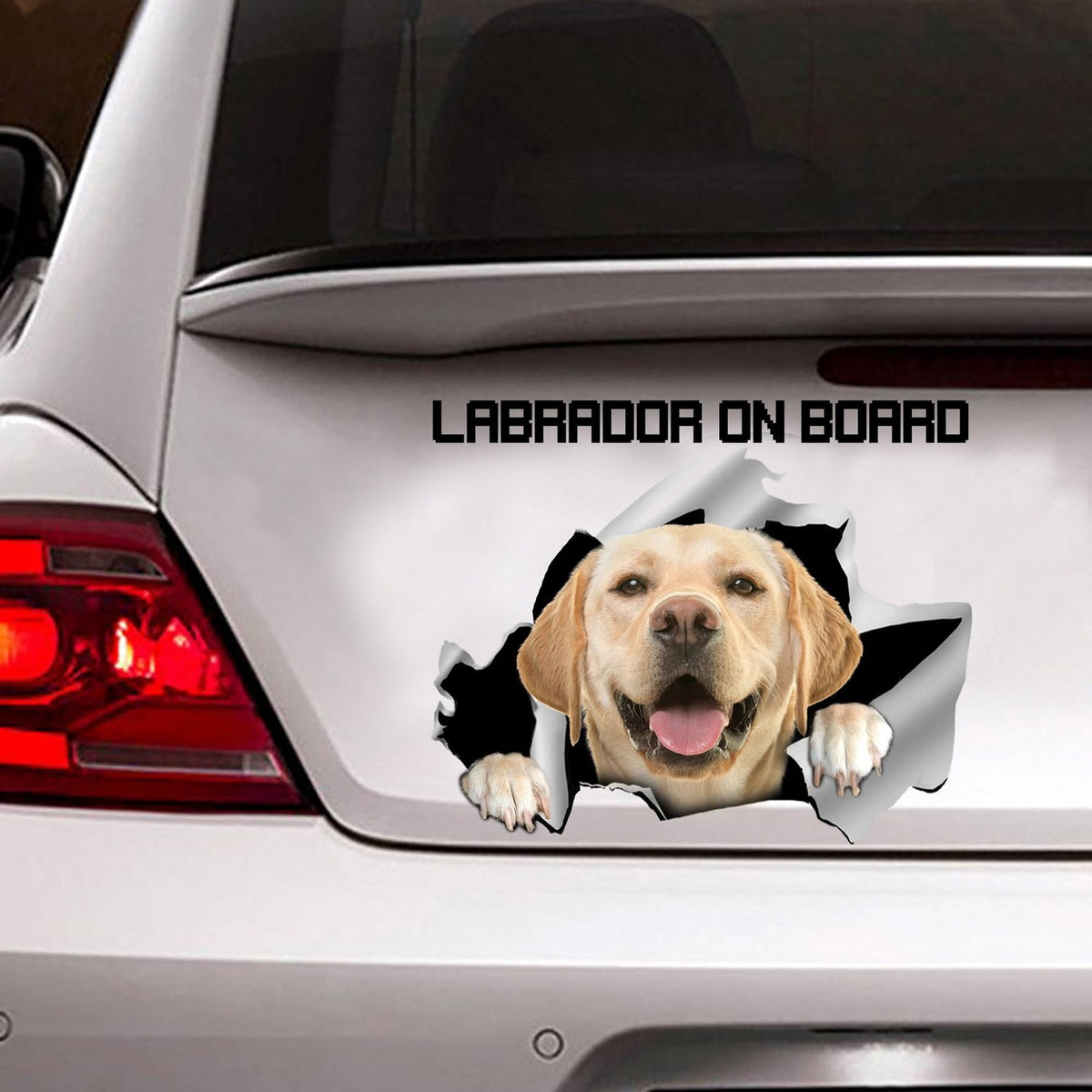 Labrador On Board Sticker
