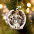 siberian husky (2)-Angel Hug Winter Love Two Sided Ornament