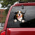 Bernese Mountain Crack Car Sticker, Toilet Sticker, Fridge Sticker 4
