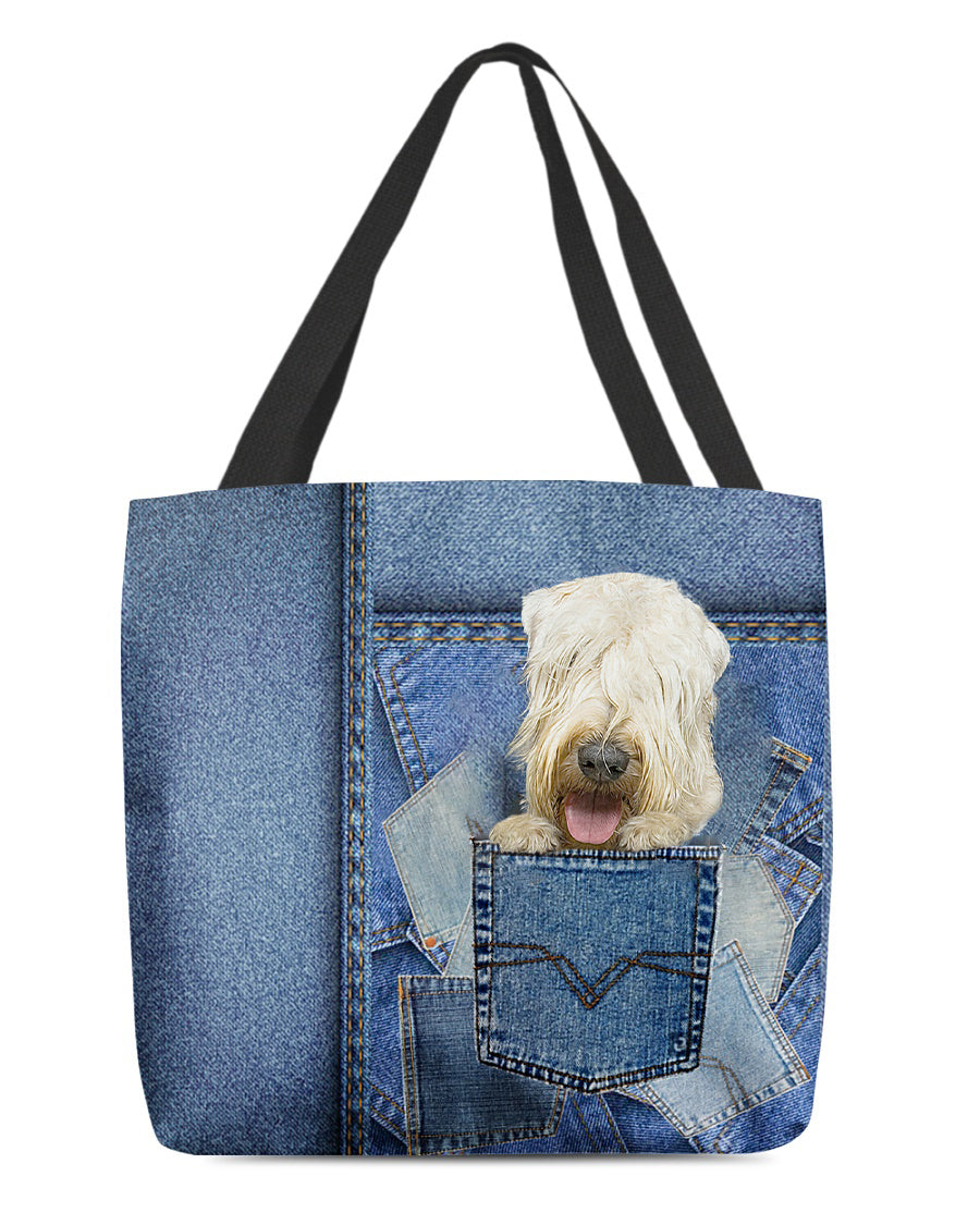 wheaten terrier-in pocket2-Cloth Tote Bag