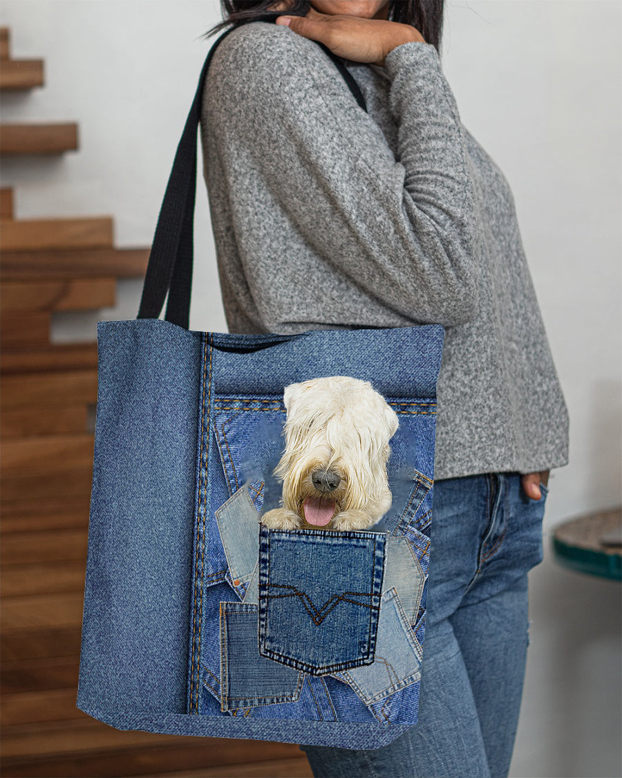wheaten terrier-in pocket2-Cloth Tote Bag