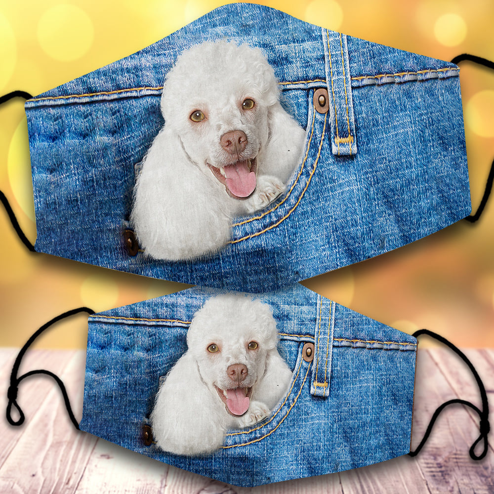 White poodle-In Pocket-Veil