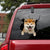 Akita Crack Car Sticker, Toilet Sticker, Fridge Sticker 1