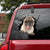 Pug Crack Car Sticker 24